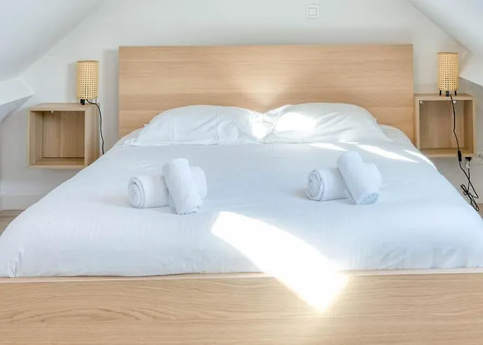 Bright Duplex Close To The *